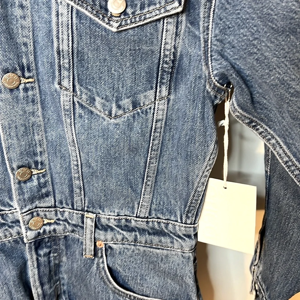 Etica Lotta Denim Dress. New with tags. Size Small dark denim color - Picture 7 of 10